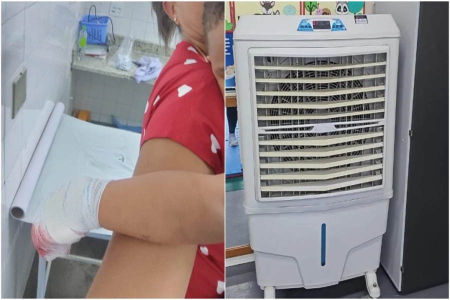 Criança autista tem dedo amputado após acidente com climatizador em escola de Lagoa Santa