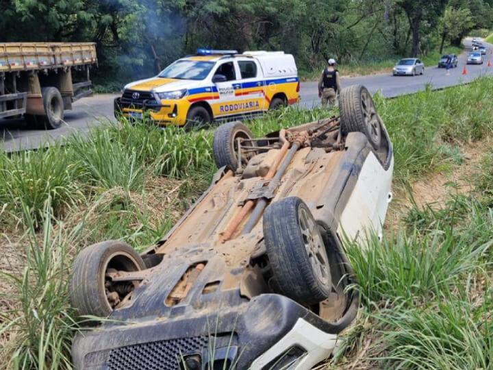 Traficante de alta periculosidade é preso após acidente de carro em Pedro Leopoldo